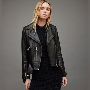 All saints balfern leather jacket